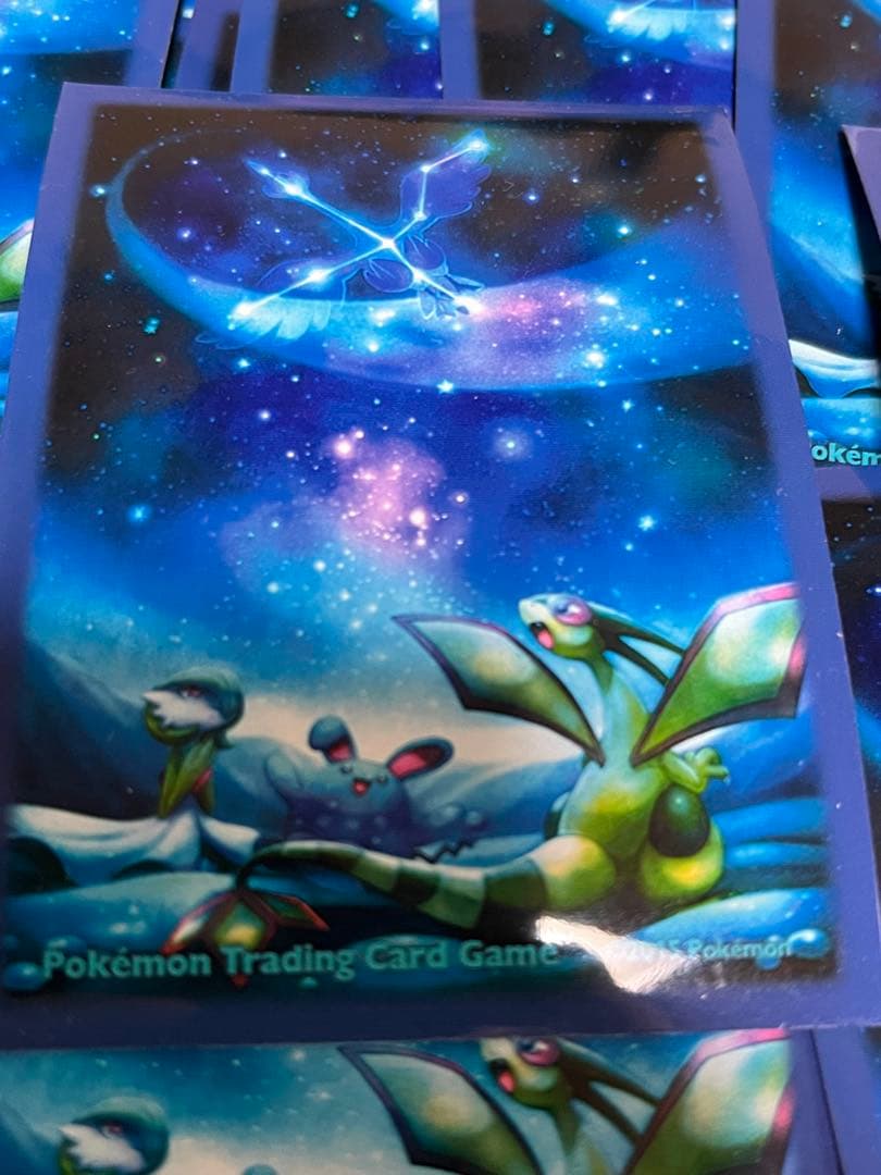 天体観測 サーナイト マリルリ フライゴン 海外デッキシールド63枚