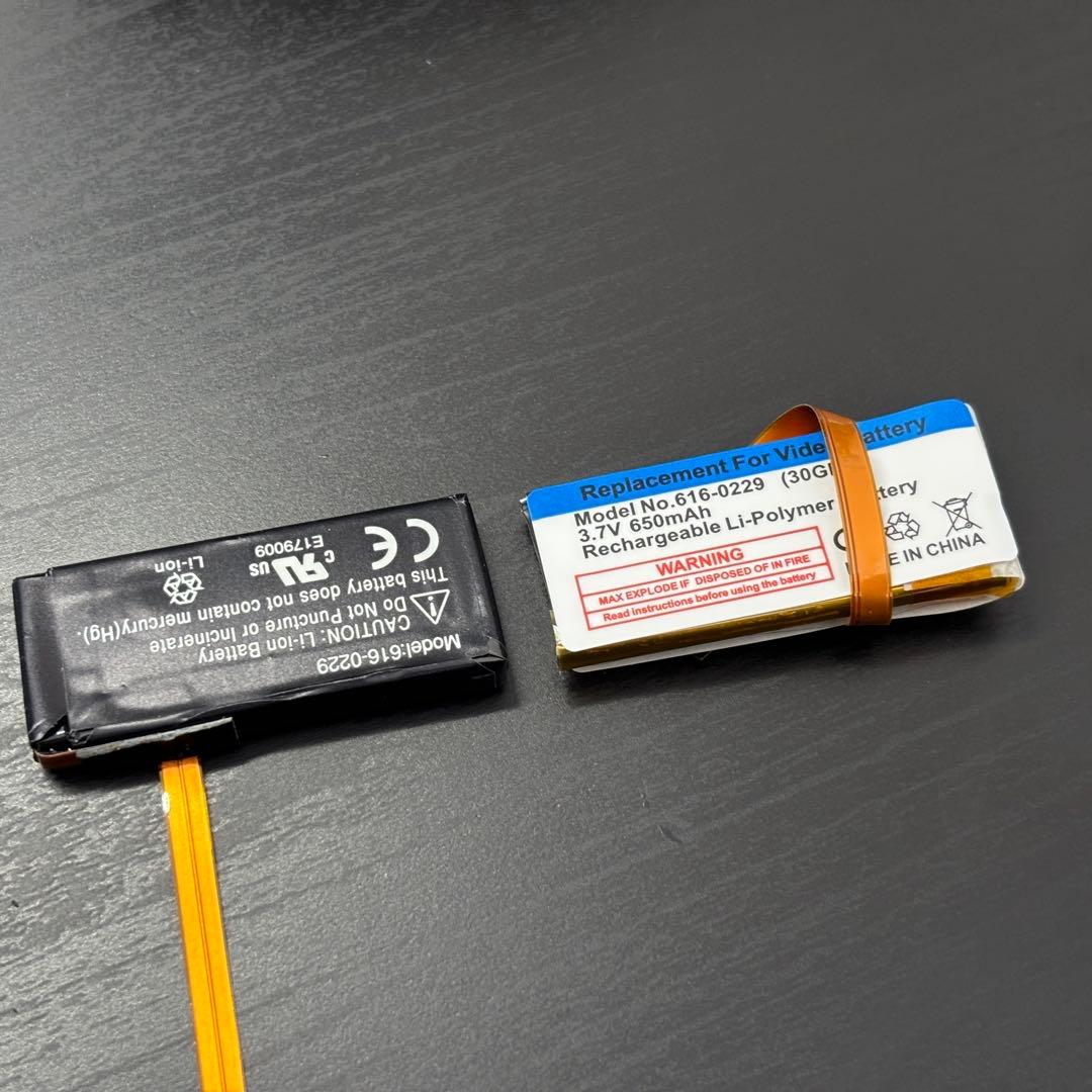 iPod 5.5th 30GB バッテリー新品 A1136