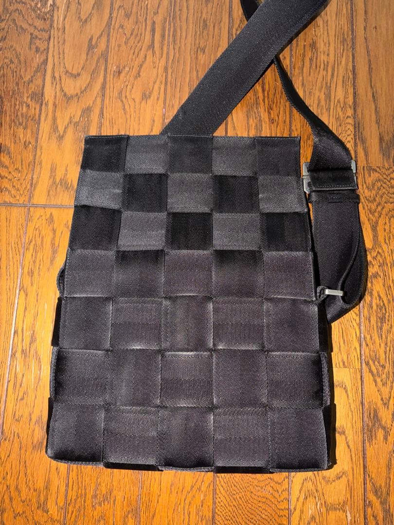 ボッテガヴェネタ ウェビング カセット ショルダーバッグ ブラック