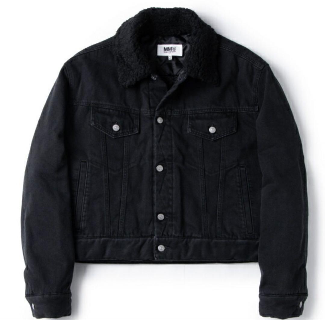 T*i様 売り切り！ MM6 デニムボアジャケット メゾンマルジェラ ボンバージ