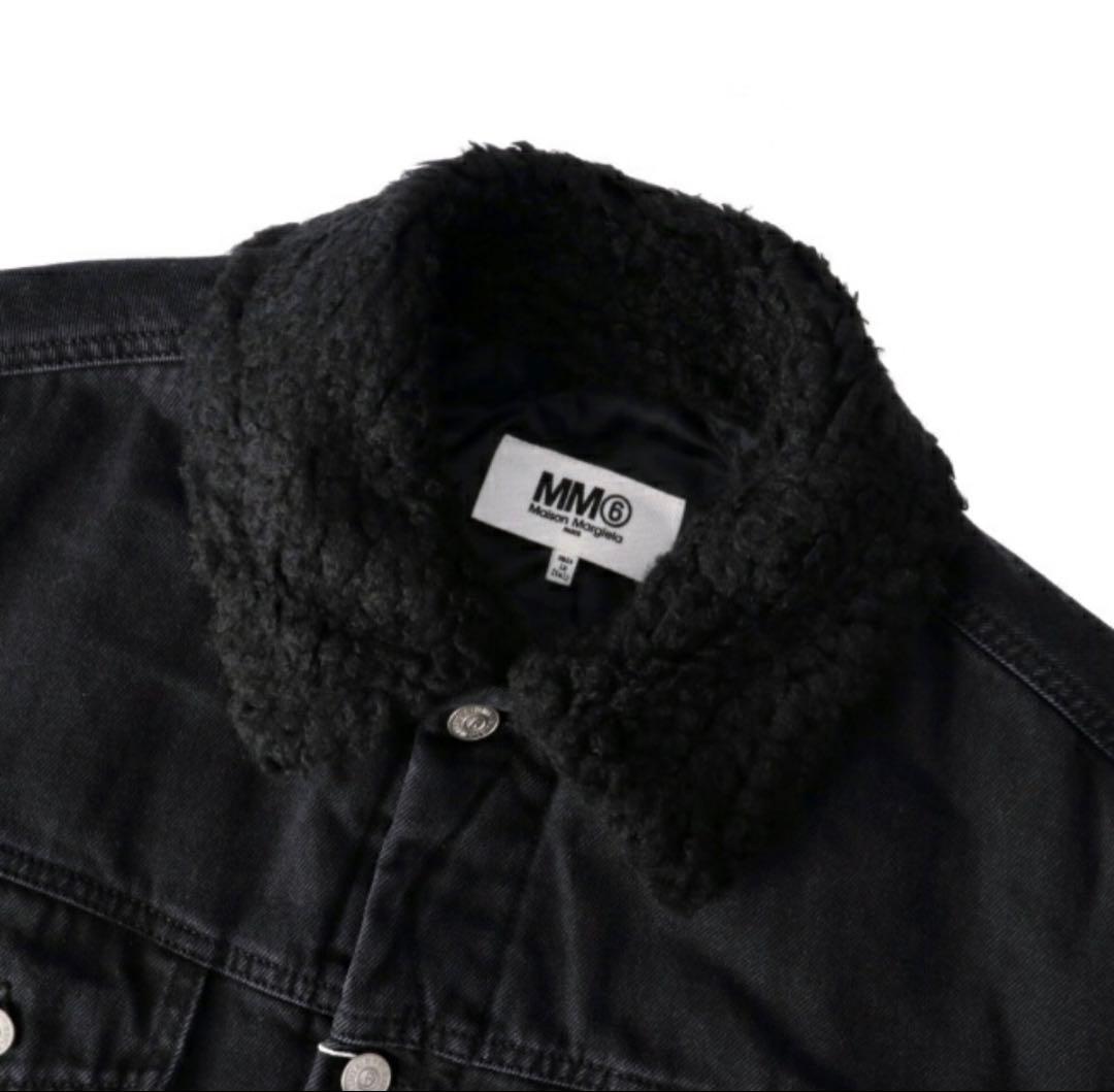 T*i様 売り切り！ MM6 デニムボアジャケット メゾンマルジェラ ボンバージ