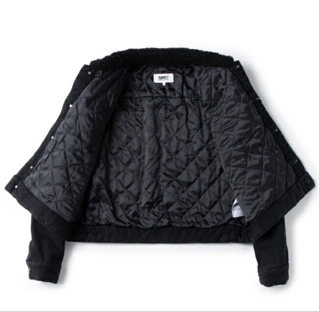 T*i様 売り切り！ MM6 デニムボアジャケット メゾンマルジェラ ボンバージ