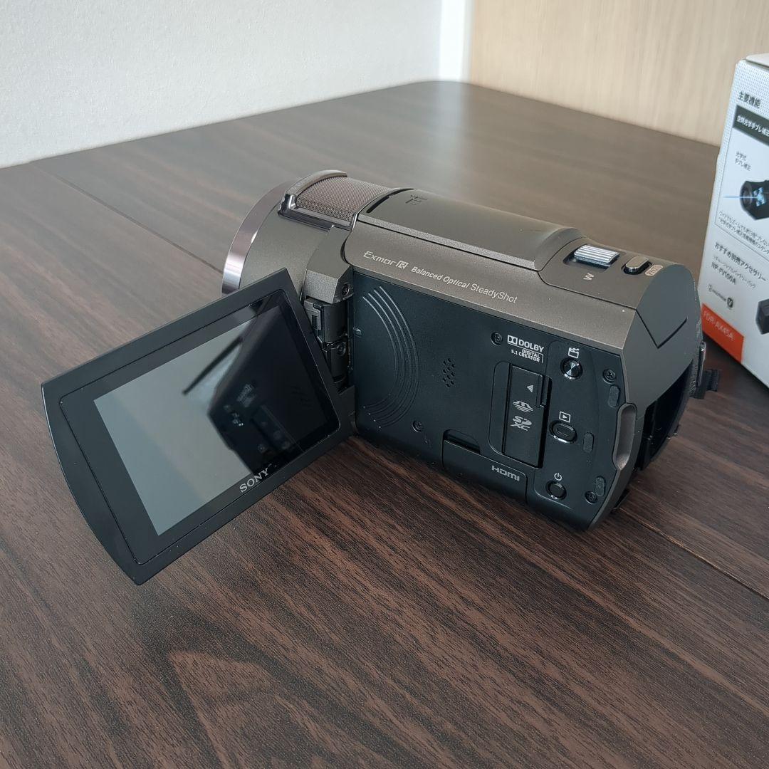 【未使用】SONY 4K ビデオカメラ FDR-AX45A 本体