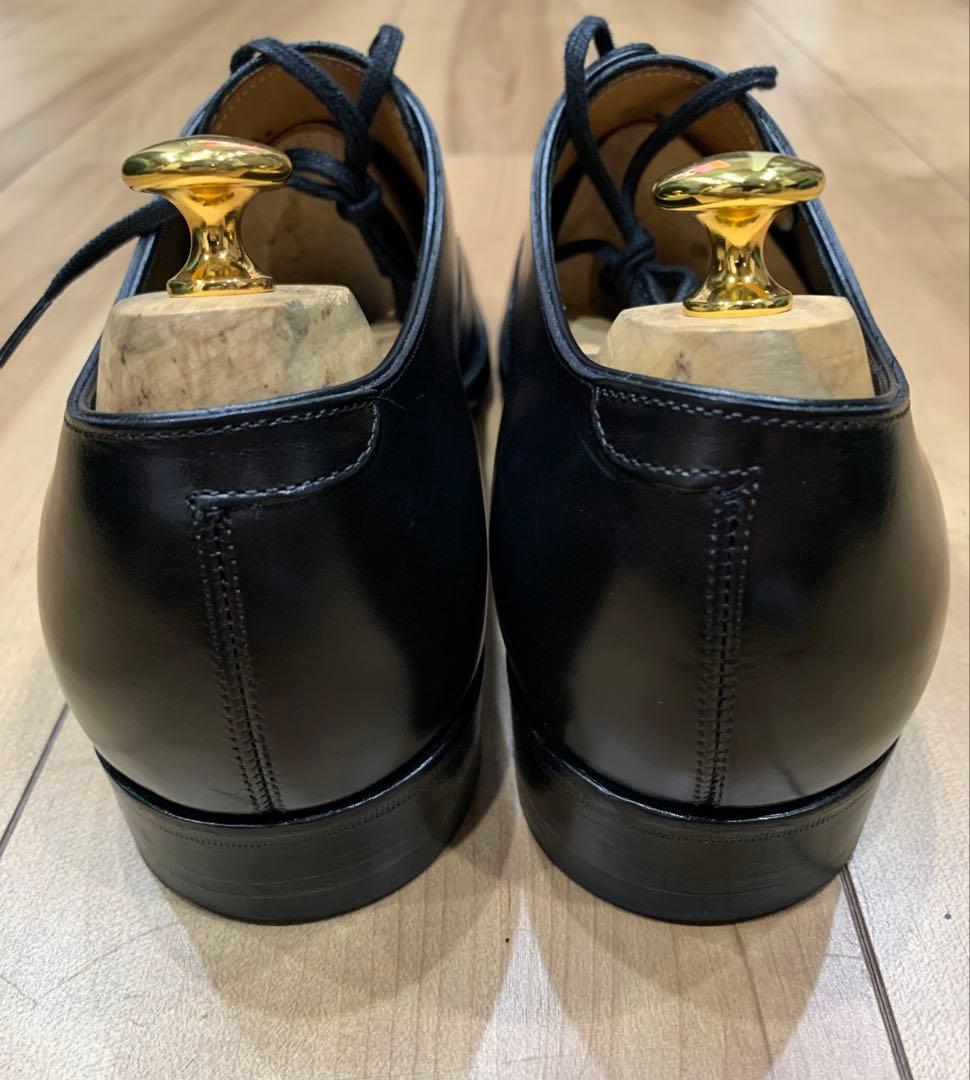 三陽山長 弦六郎 パンチドキャップトゥシューズ