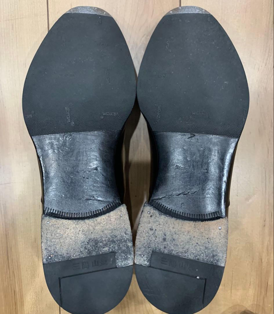 三陽山長 弦六郎 パンチドキャップトゥシューズ