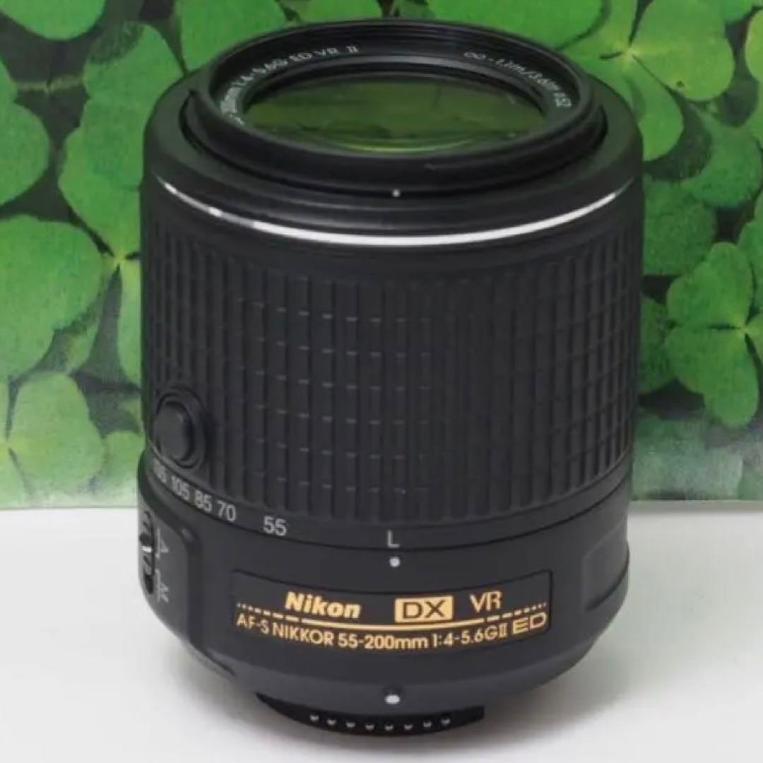 【美品】ニコン55-200mm VRII望遠レンズ⭐️スポーツ・イベントで大活躍