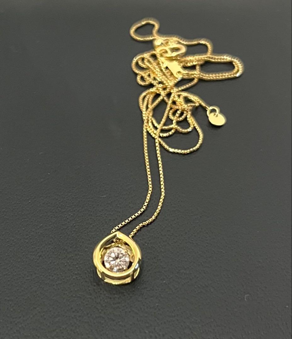 z*☆様 K18 天然ダイヤモンド 0.25カラット ネックレス