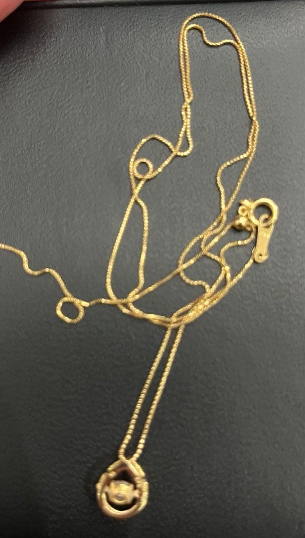 z*☆様 K18 天然ダイヤモンド 0.25カラット ネックレス