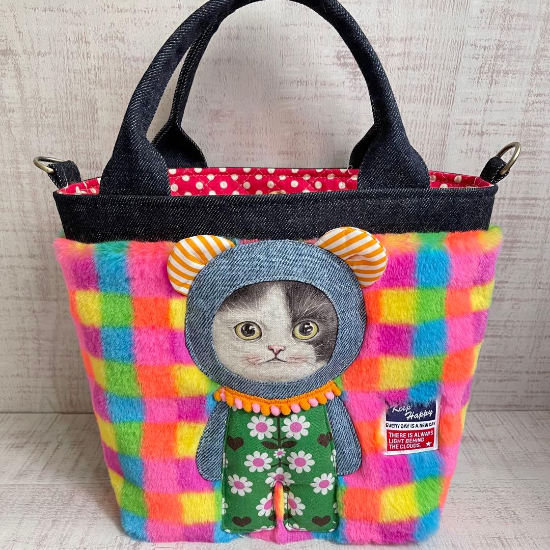 p*7様 ファー＊トートバッグ＊コヤンイサムチョン