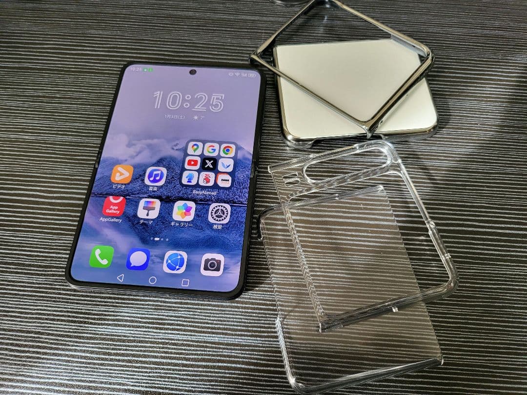 スマートフォン本体 HUAWEI Pura X 12/512GB Black VDE-AL00