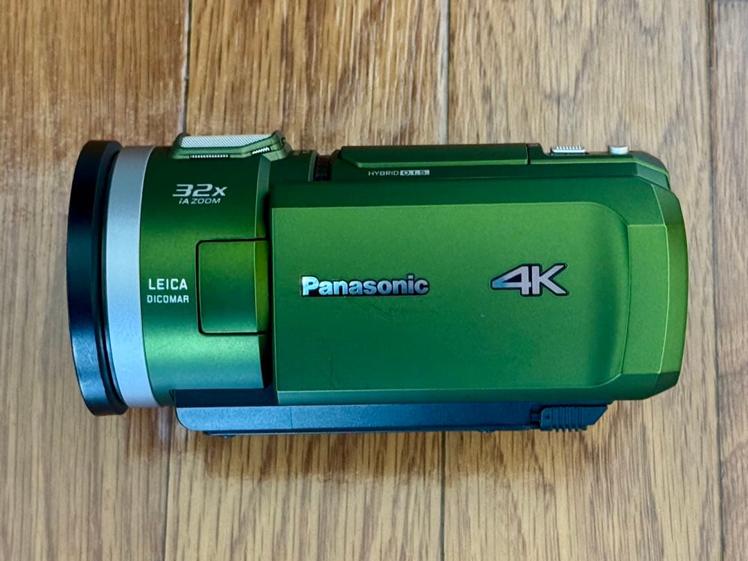 Panasonic HC-VX2M 4Kビデオカメラ グリーン