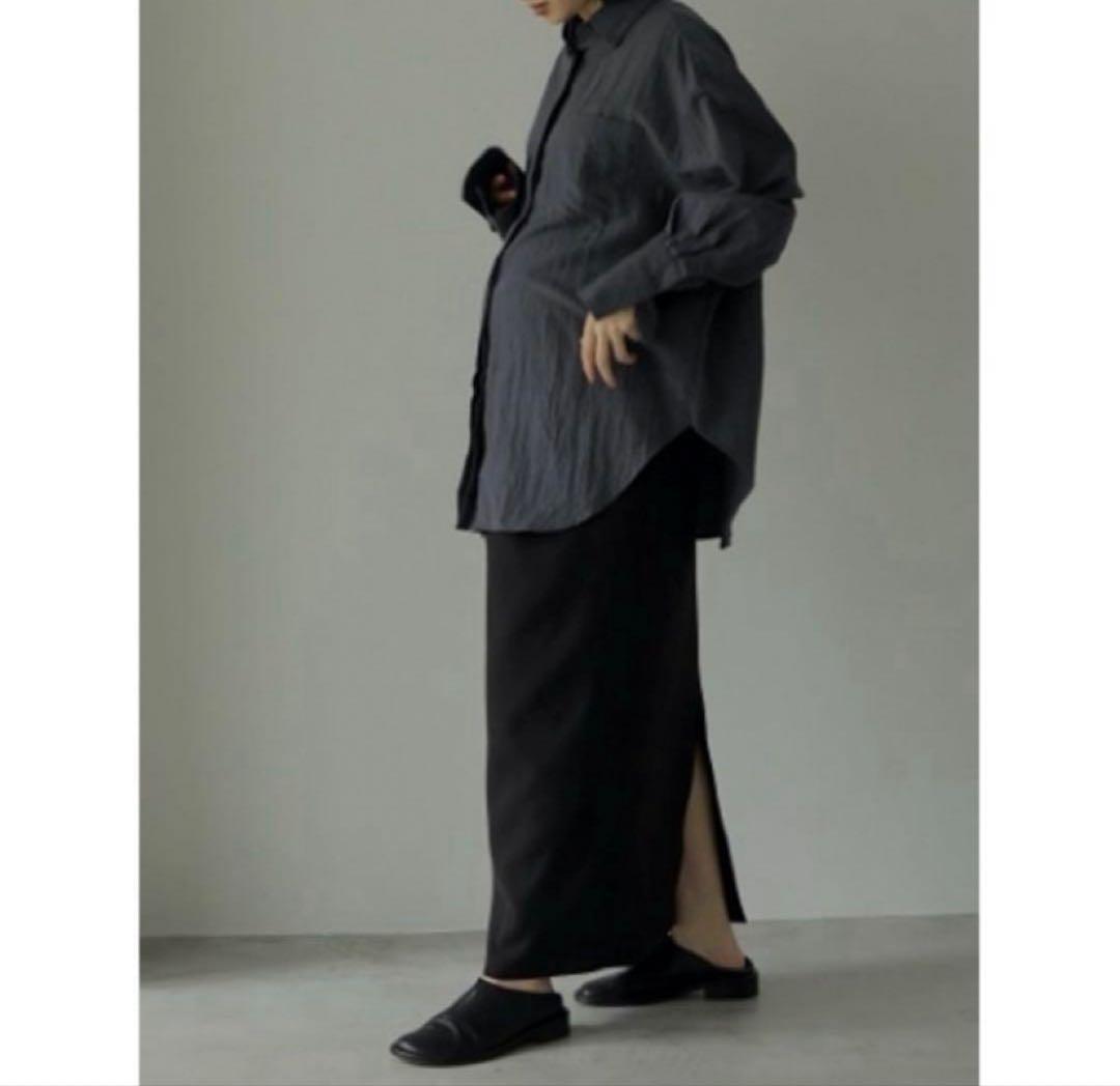 マタニティ ロングスカート anuke