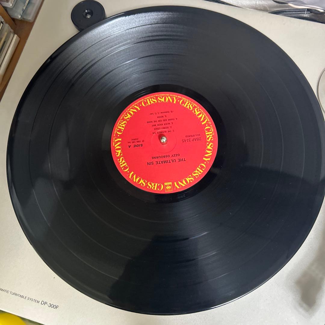 Ozzy Osbourne The Ultimate Sin レコード帯付き