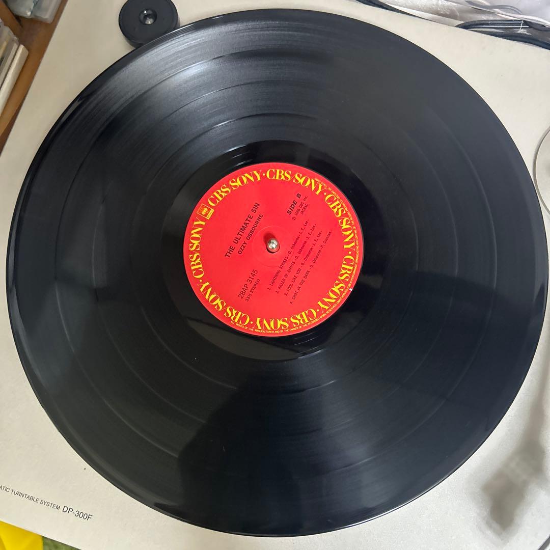 Ozzy Osbourne The Ultimate Sin レコード帯付き