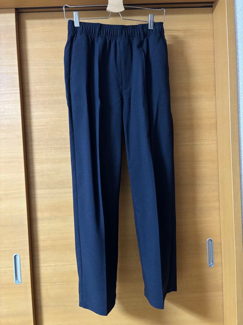 URBAN RESEARCH ノーカラージャケット+スラックス セットアップ　紺