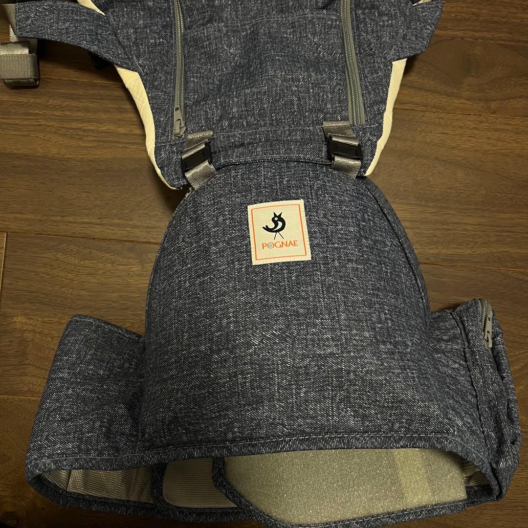 【使用回数少】ミキハウスコラボ　ポグネー　抱っこ紐