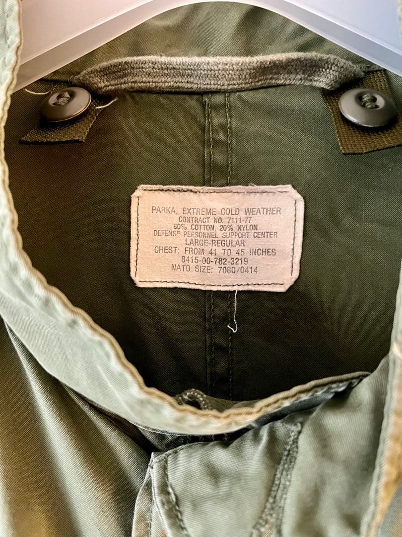 ビンテージ USED 米軍 M-65フィッシュテール パーカー モッズコート