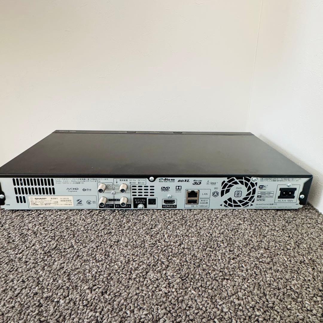 【動作確認済】SHARP AQUOS BD-UT2100 2TB