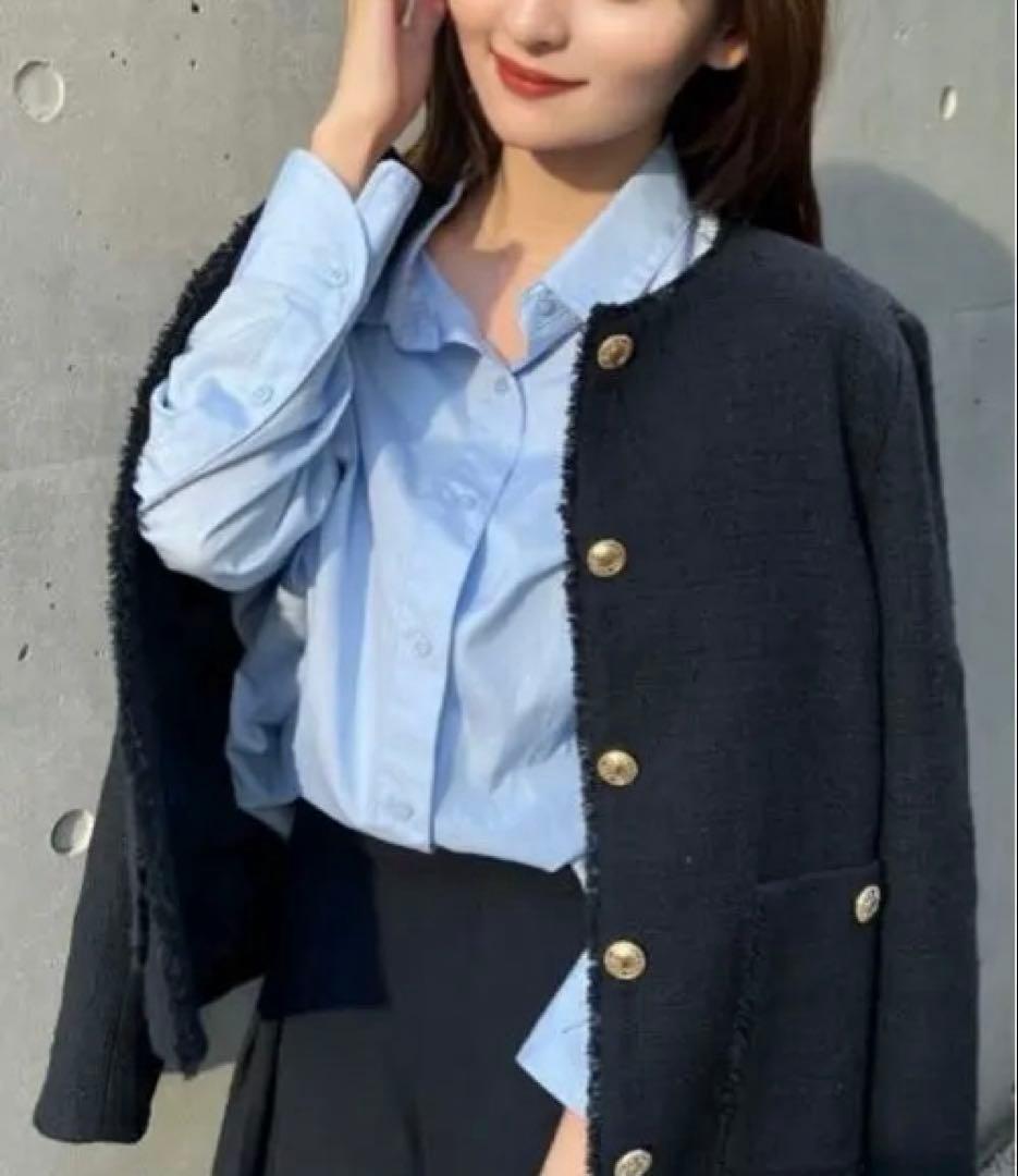 anuansスタンダードシャツ SAX/F