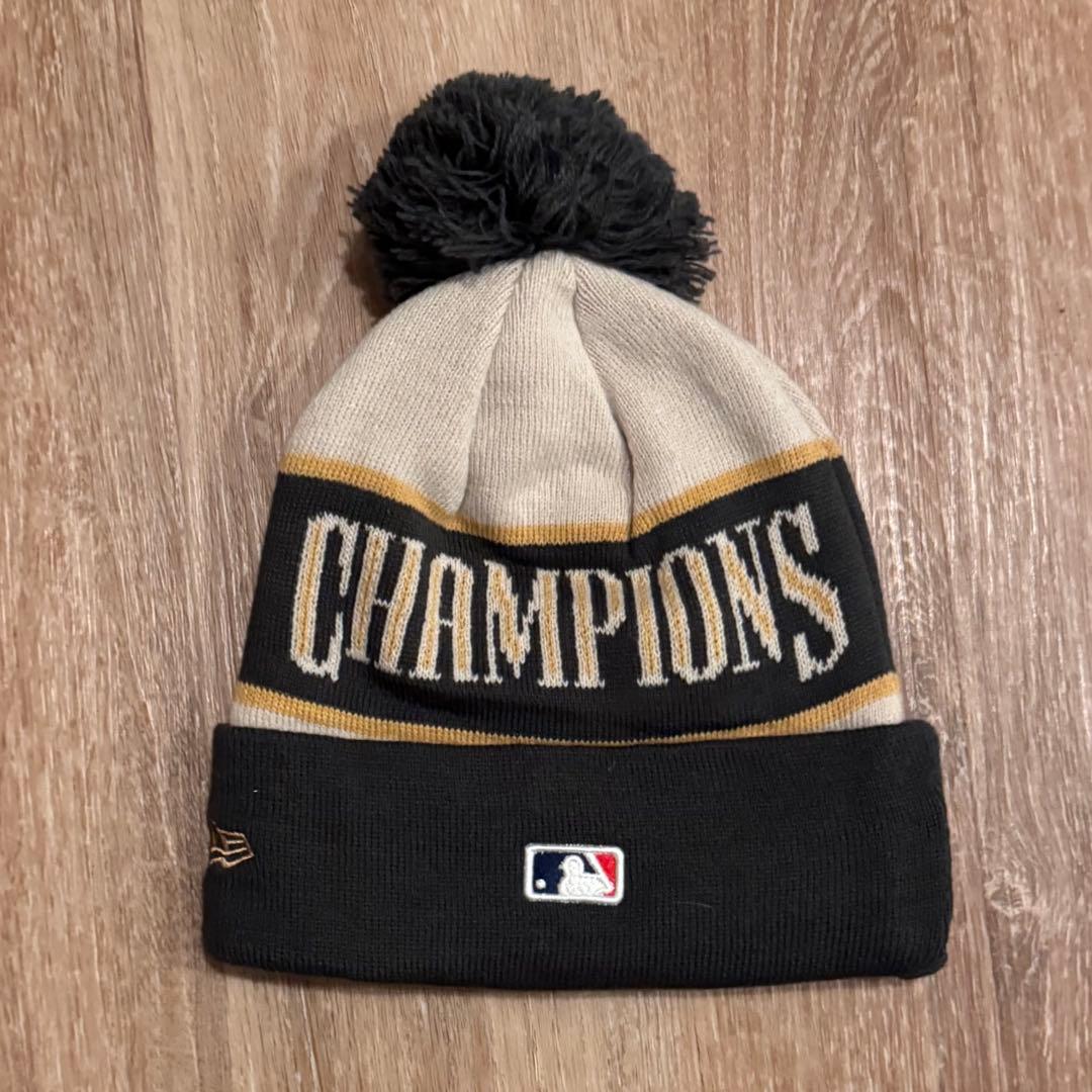 ドジャース　2025 ワールドチャンピオン　ニット帽　キャップ　新品