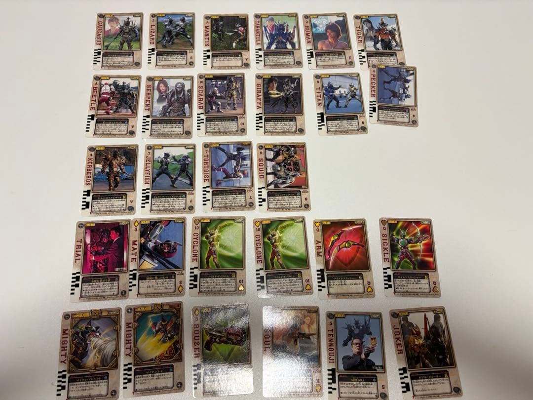 仮面ライダーブレイド ラウズカード ♠️♦️♥️♣️ まとめ売り