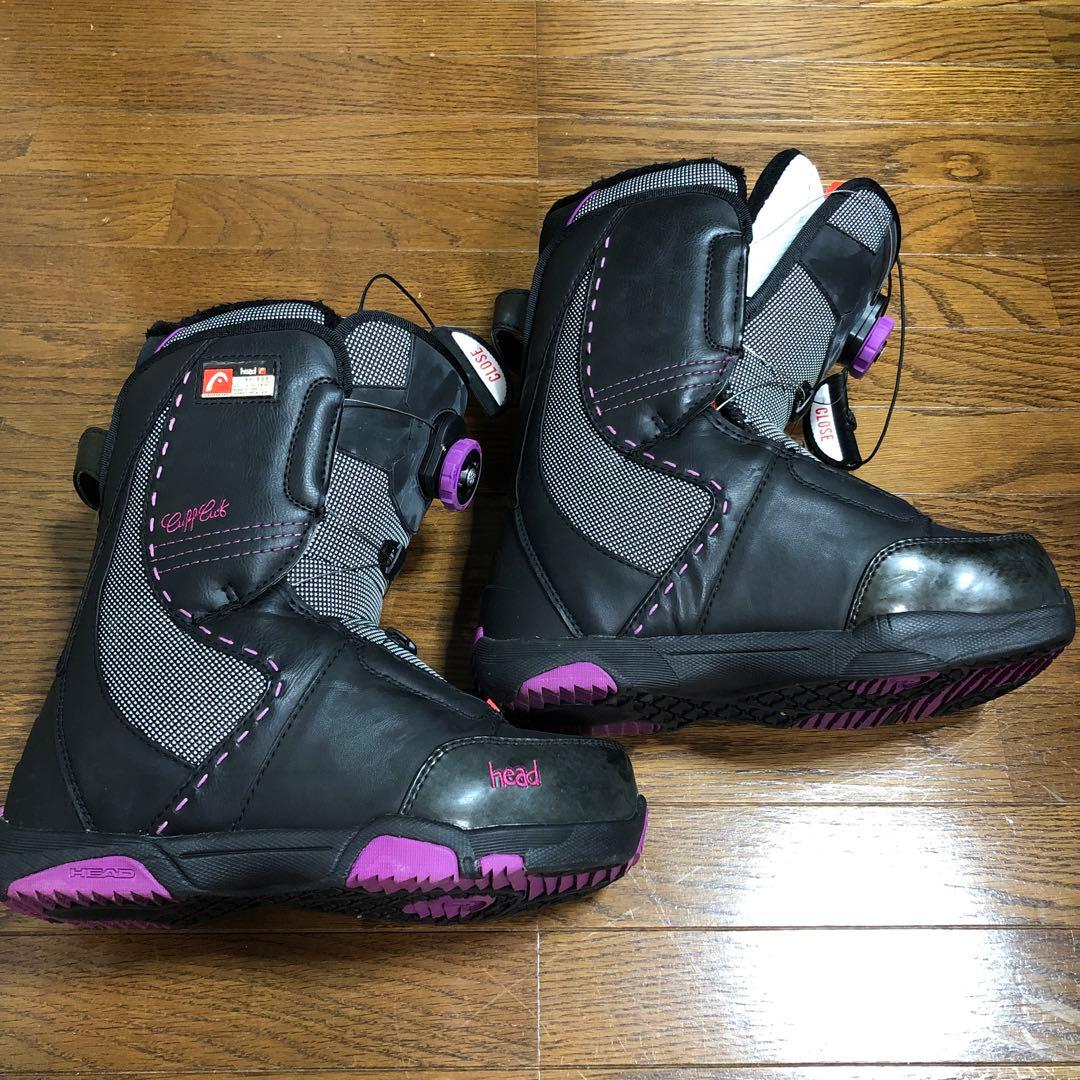 【清掃済】HEAD ヘッド JINX BOA ボア スノーボードブーツ25cm