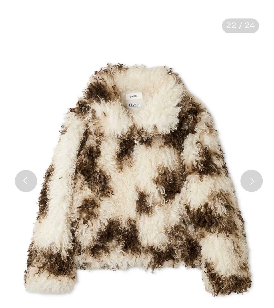 SNIDEL スナイデル　ファーショートコート