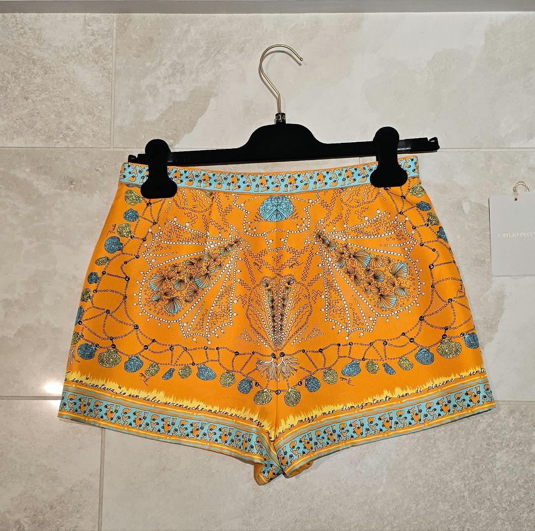 シルク100%！エミリオプッチEMILIO PUCCI✴ショートパンツ　40