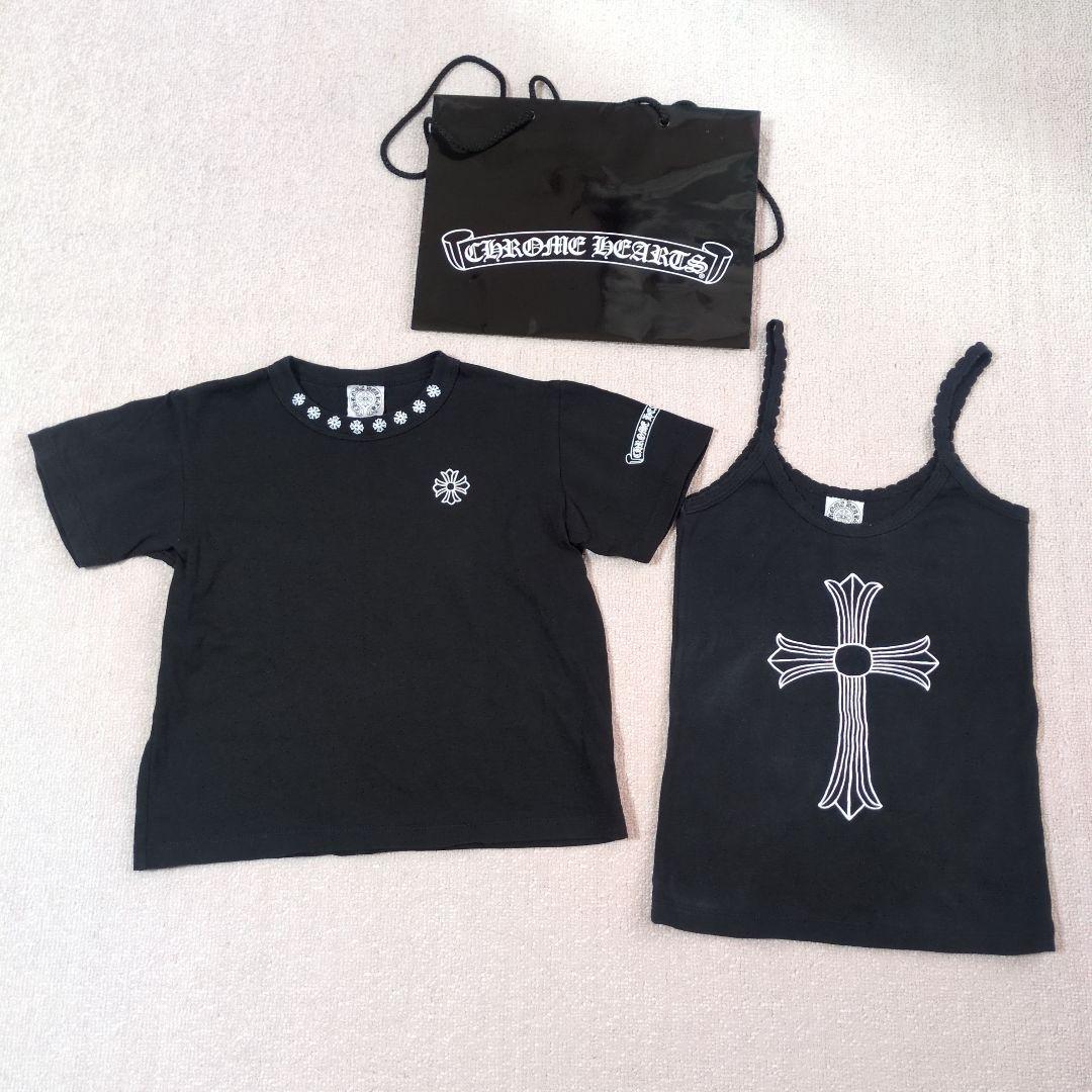クロムハーツ　キャミソール　Tシャツ　2枚セット　黒