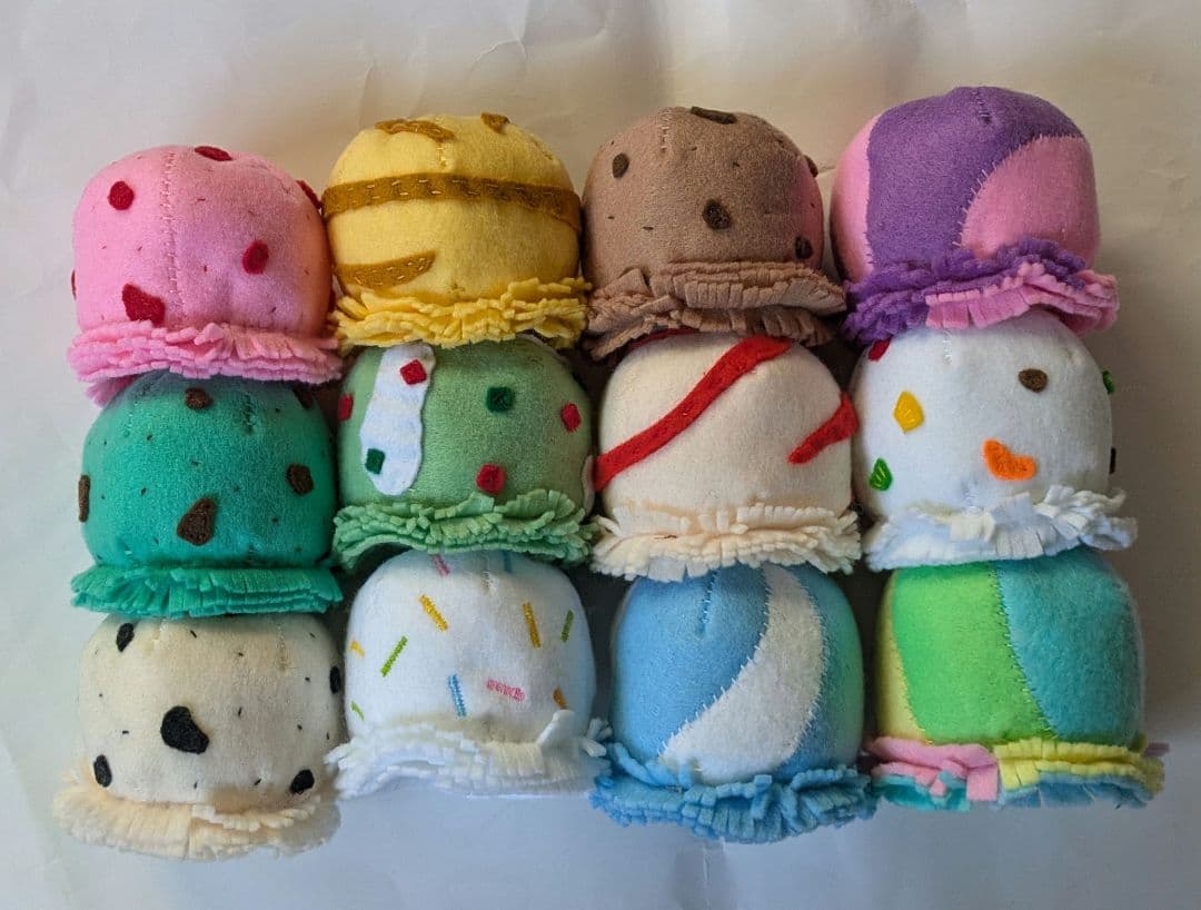 KARIN＊ページ☆フェルトアイス34点セット