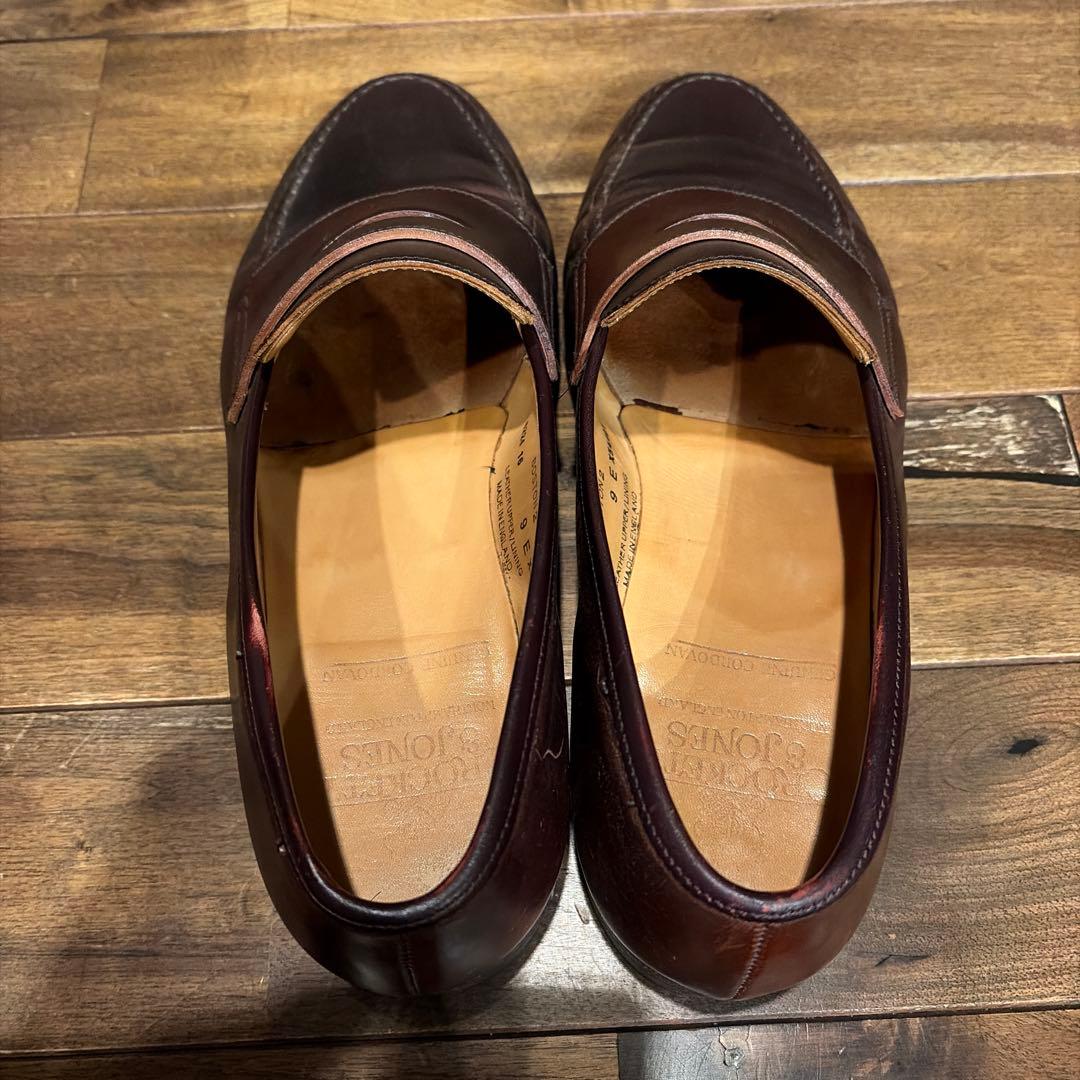 CROCKETT&JONES ダークブラウン レザー ローファー※送料込