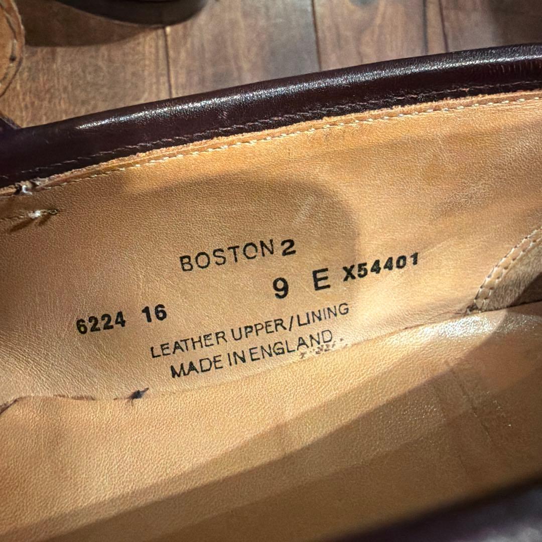 CROCKETT&JONES ダークブラウン レザー ローファー※送料込