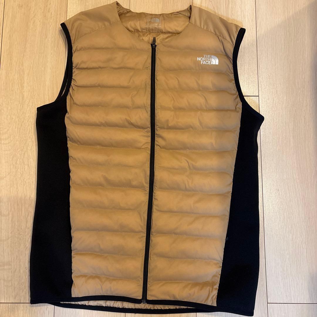 ノースフェイス　レッドランベスト　ダウンベスト　ベージュ　L