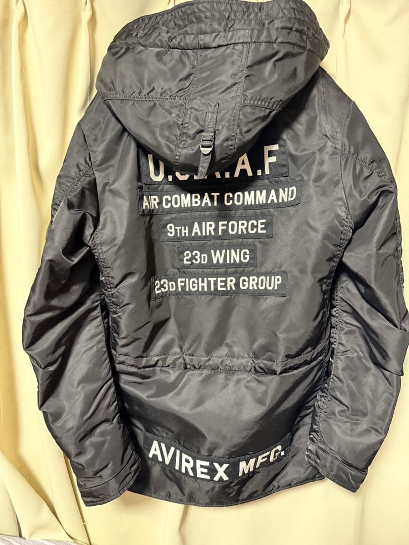 AVIREX ミリタリージャケット N3B XL 黒