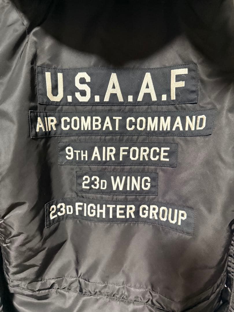 AVIREX ミリタリージャケット N3B XL 黒