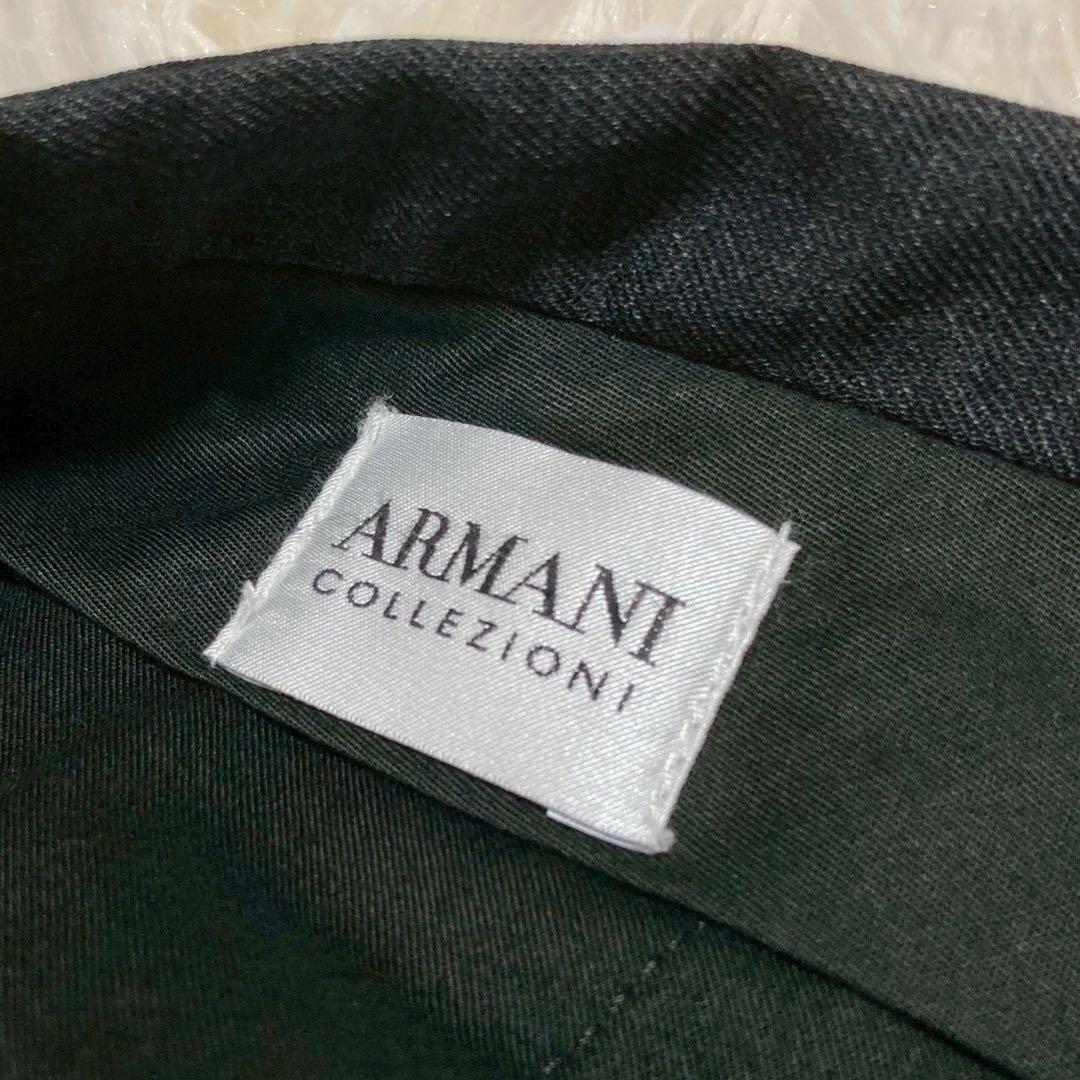 ARMANI COLLEZIONI スラックス チャコール 48 スーツ 上品