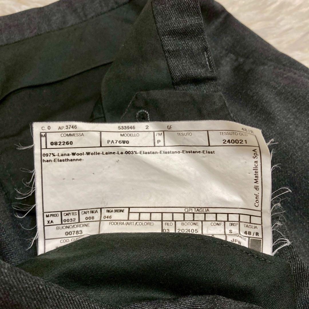 ARMANI COLLEZIONI スラックス チャコール 48 スーツ 上品