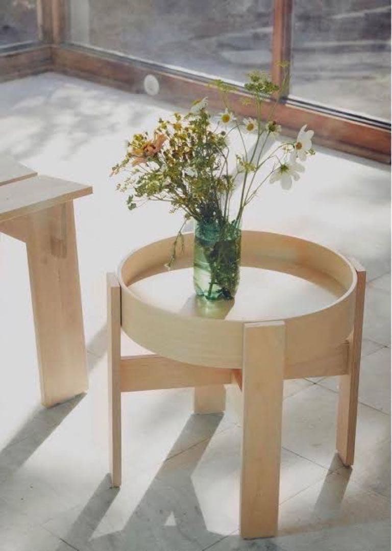 マリメッコ　IKEA コラボ　サイドテーブル　バストゥア