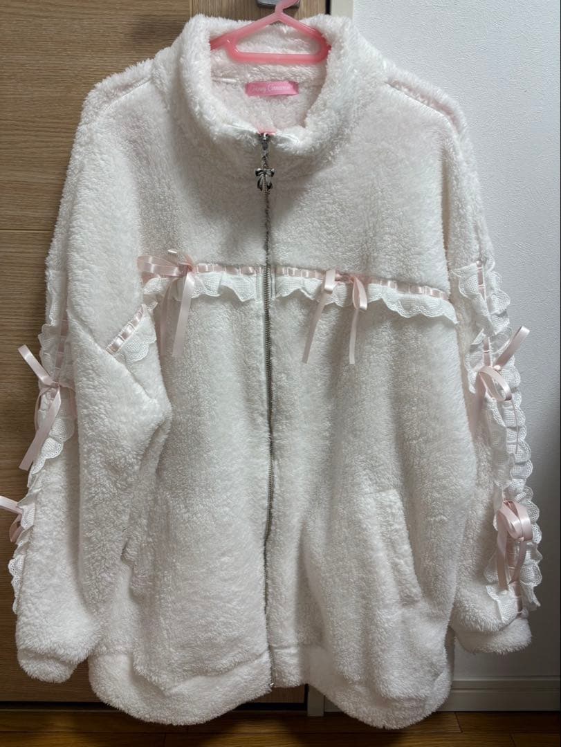 ハニーシナモン　　レースフェイクボアアウター