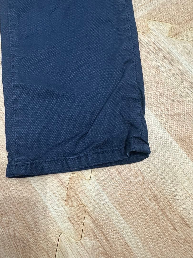 インコテックス　ネイビー スリムフィット チノパン