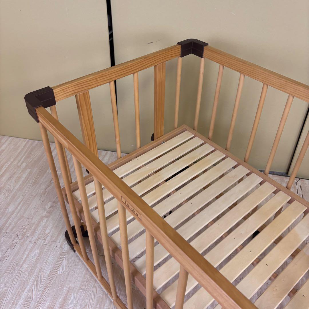 除菌清掃済☆綺麗☆ファルスカ　ミニジョイントベッド　ネオ　ナチュラル　すのこ床板