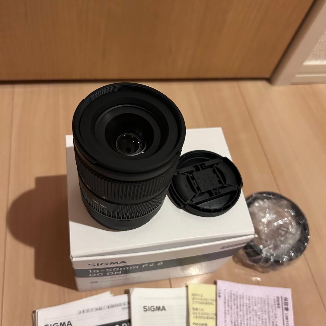 SIGMA 18-50mm F2.8 DC DN 保証書付