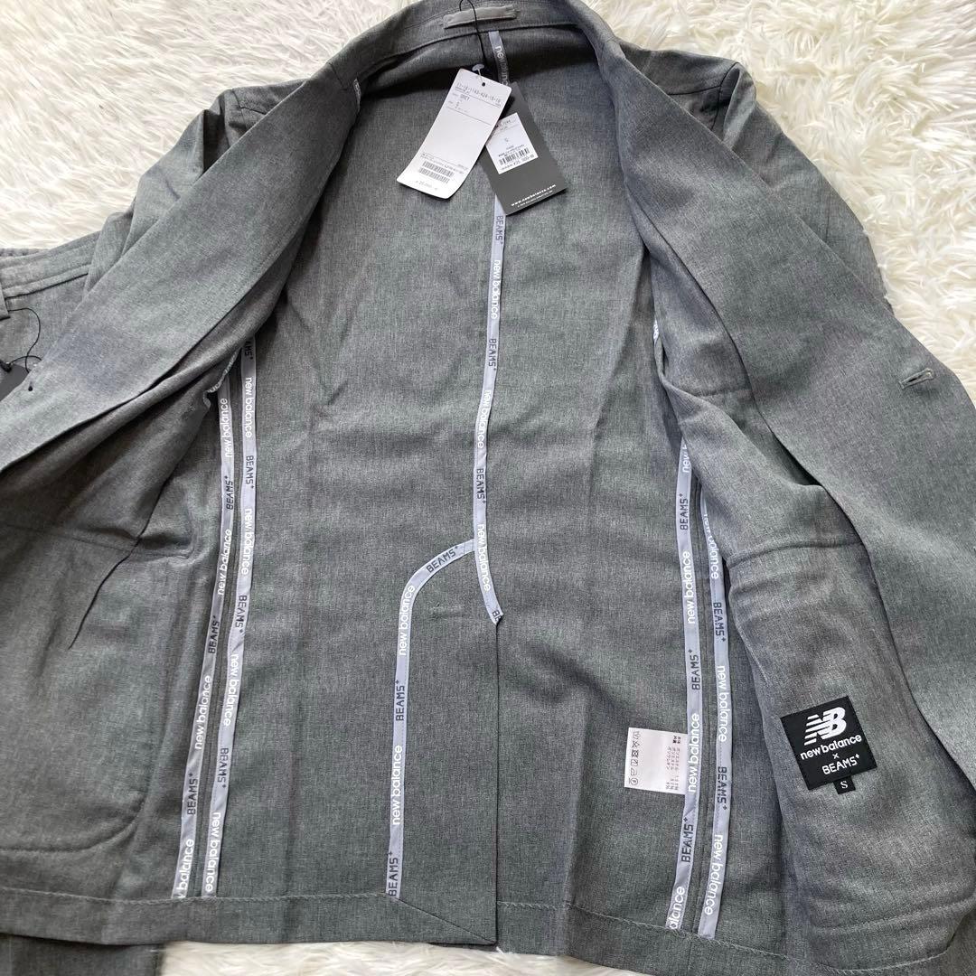 ビームスプラス別注　ニューバランス 新品　セットアップスーツ S グレー 洗える