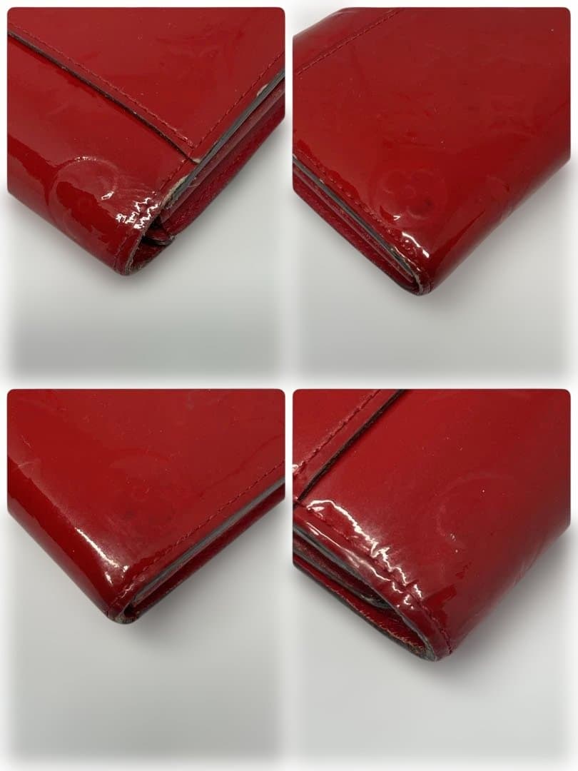 長財布　ヴィトン　ポルトフォイユサラ　ヴェルニ