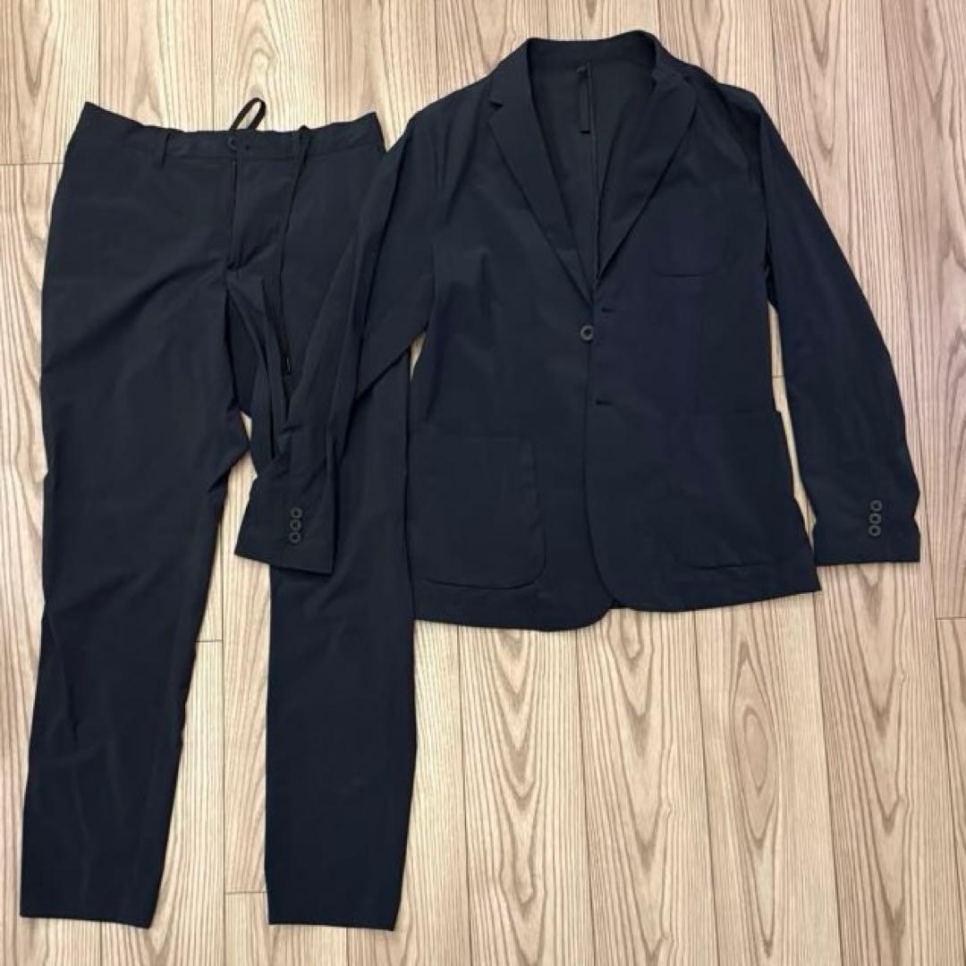 (ぱと)H.I.P by SOLIDO ナイロンストレッチスーツ（黒）