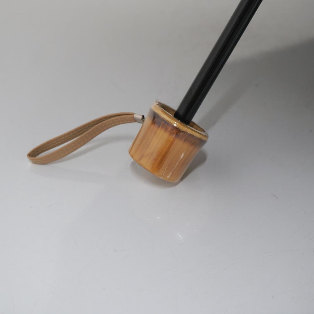 完全遮光 日傘 芦屋ロサブラン USED美品 3段 ブラック×ピンク UV 遮熱