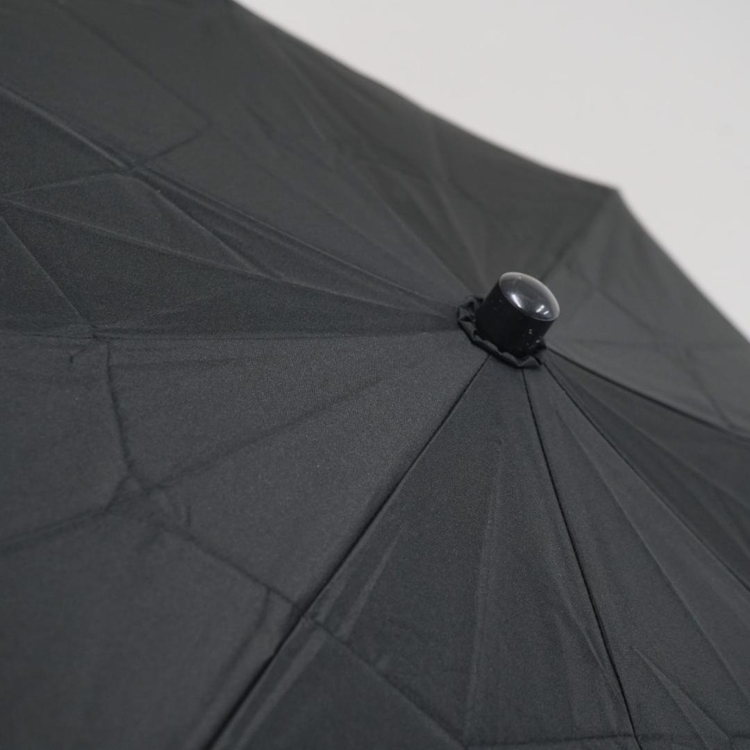 完全遮光 日傘 芦屋ロサブラン USED美品 3段 ブラック×ピンク UV 遮熱