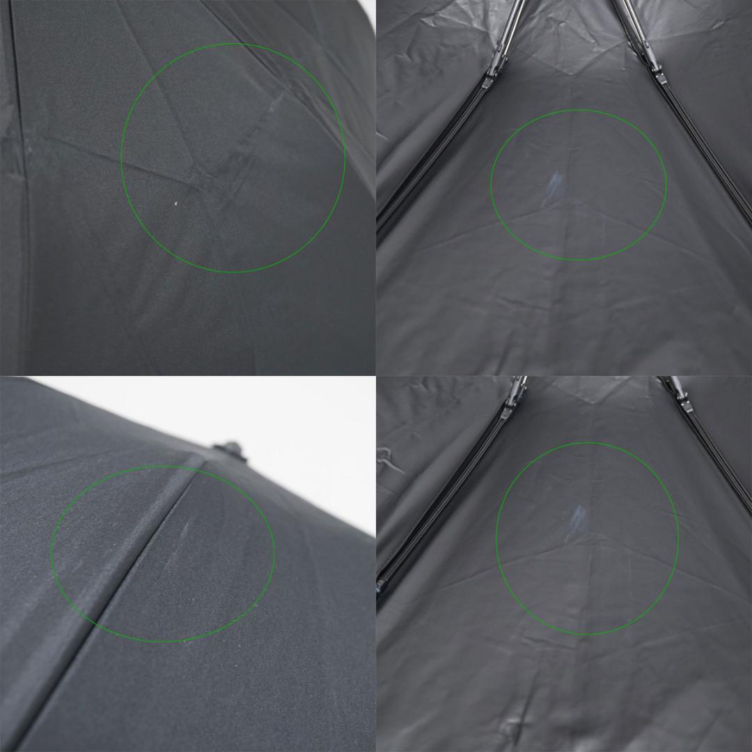 完全遮光 日傘 芦屋ロサブラン USED美品 3段 ブラック×ピンク UV 遮熱