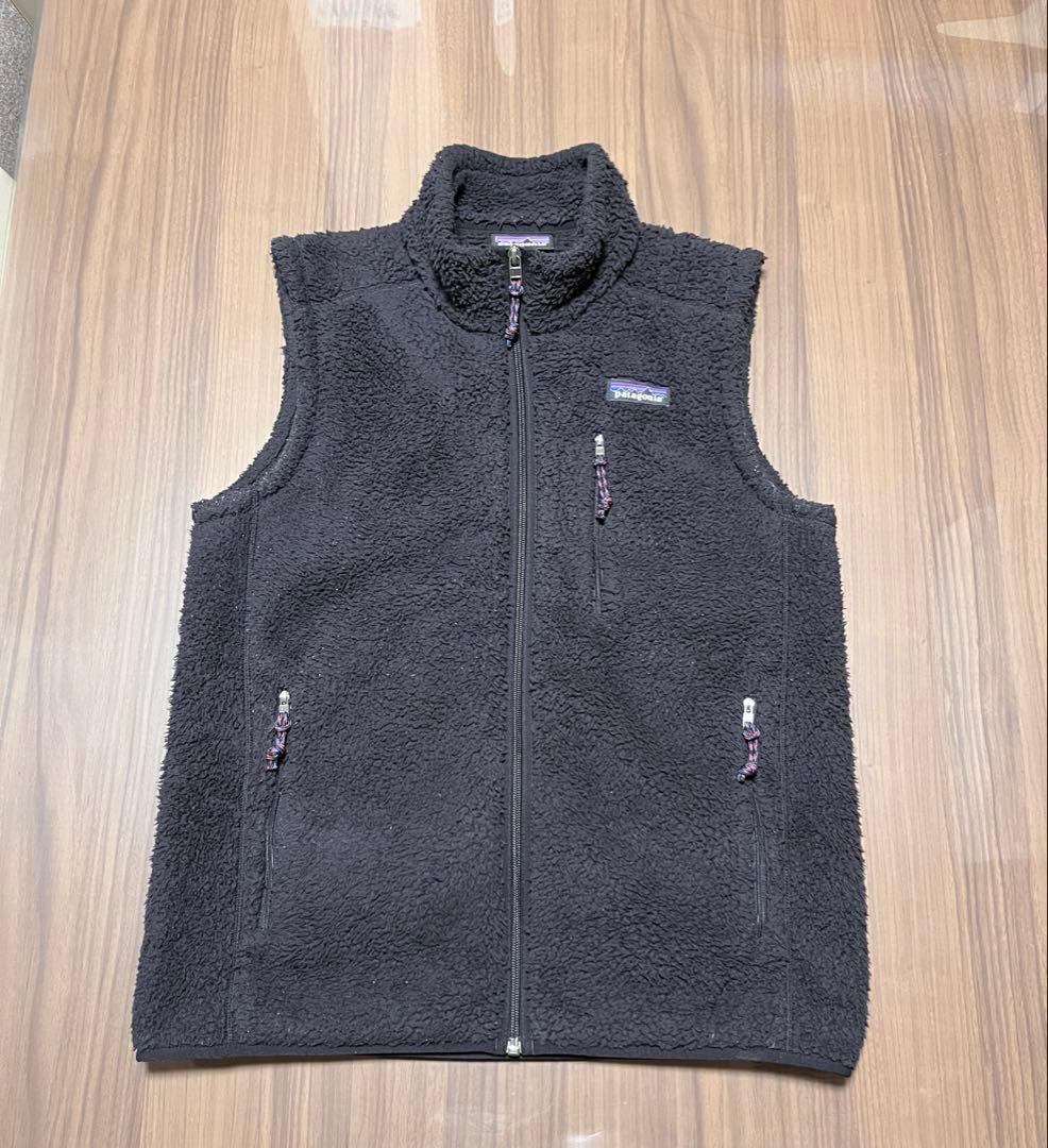 パタゴニア フリース　ベスト　ブラック　黒