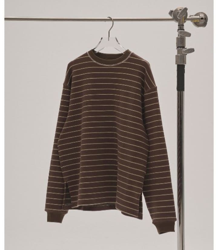 【未使用品】TODAYFUL Border Long T-shirts ブラウン